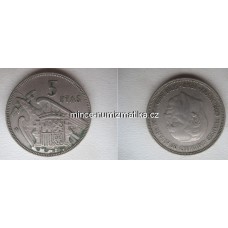 5 Ptas 1957 Pesetas - Španělsko